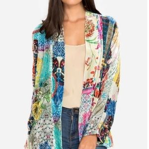 Johnny Was Gigi Velvet Kimono in excellent condition